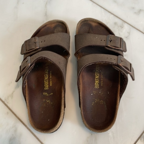 Birkenstock two-strap leather sandal - Picture 5 of 10